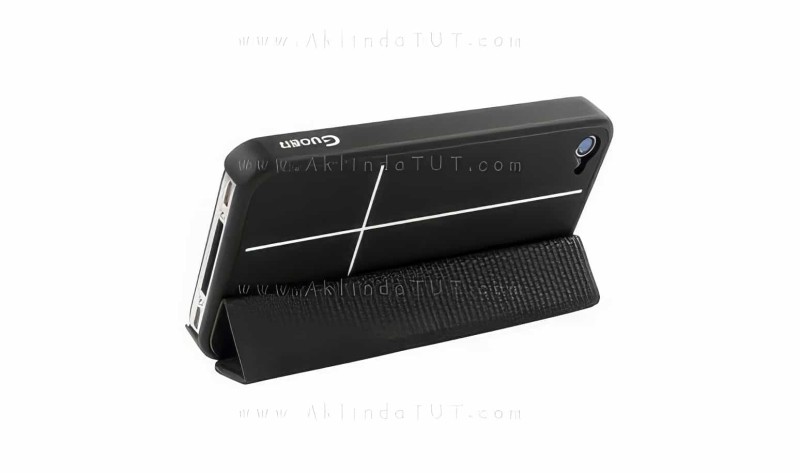 Guoer Mıknatıslı Smart Cover Kılıf İphone 4 Ve 4s İle Uyumlu - 2