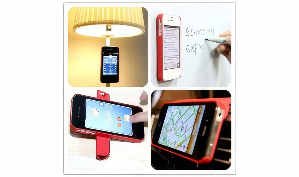 Guoer Mıknatıslı Smart Cover Kılıf İphone 4 Ve 4s İle Uyumlu - 6