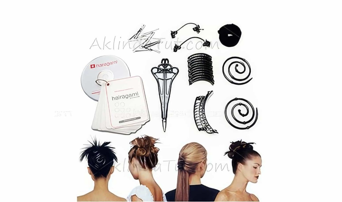 Hairagami Sihirli Saç Şekillendirme Seti - Saç Tokası Seti Total Hair Makeover Kit - 4