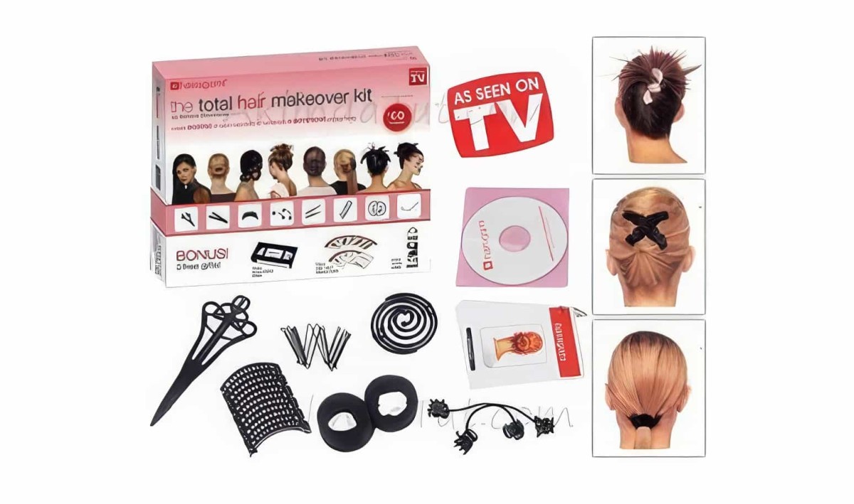 Hairagami Sihirli Saç Şekillendirme Seti - Saç Tokası Seti Total Hair Makeover Kit - 5