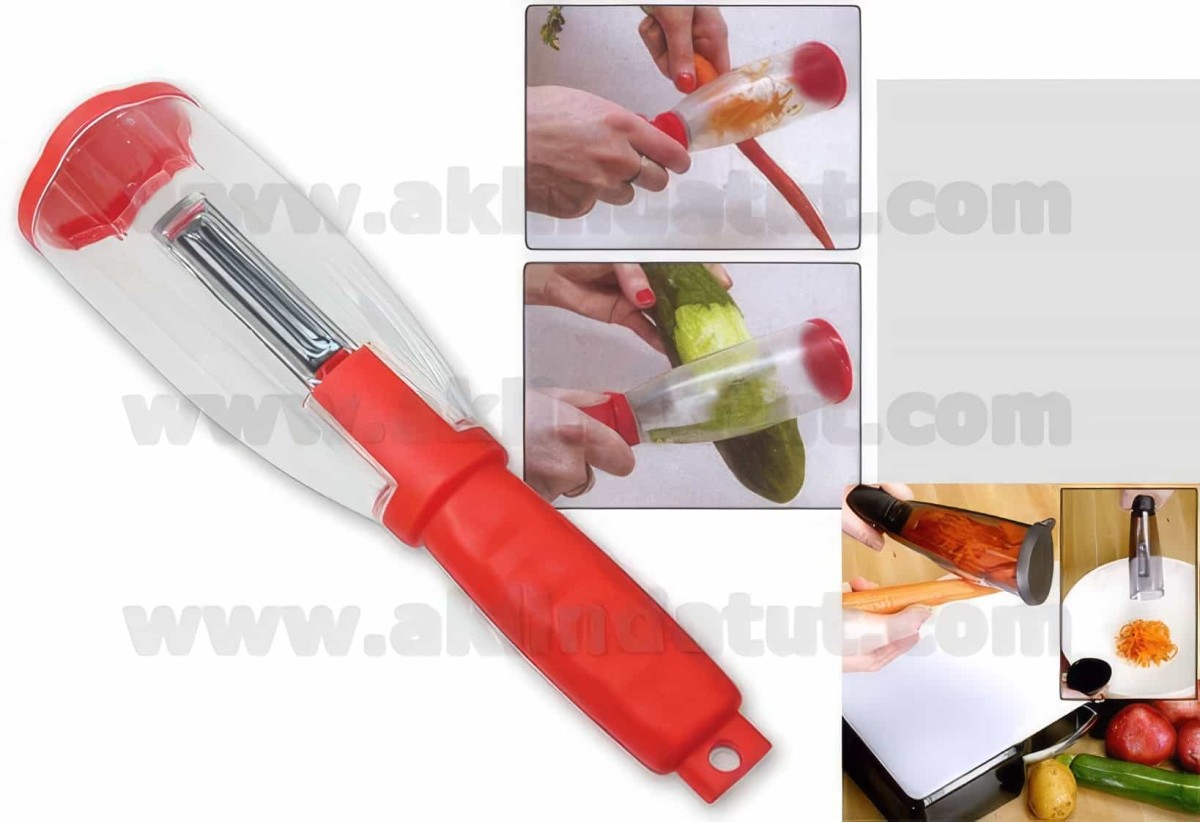 Hazneli Sebze Ve Meyve Soyucu No-mess Peeler - 1