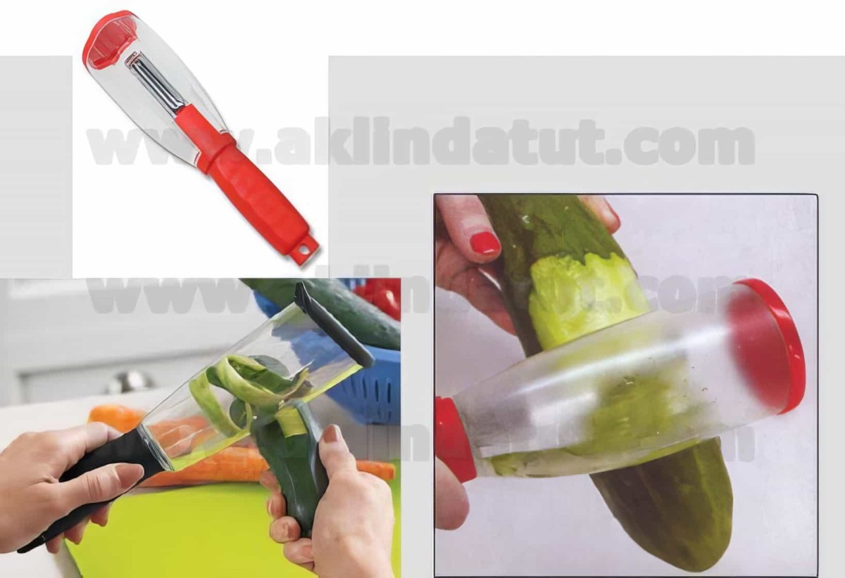 Hazneli Sebze Ve Meyve Soyucu No-mess Peeler - 4