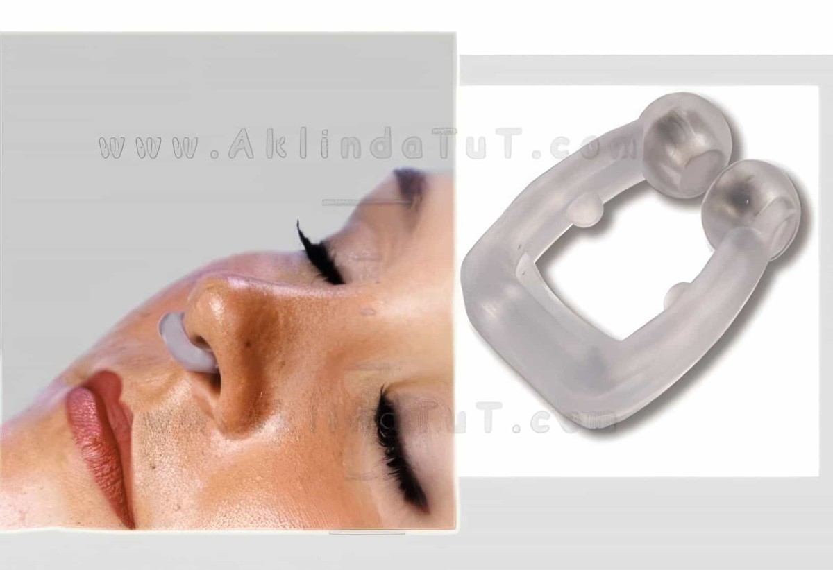 Horlama Önleyici Mıknatıslı Burun Aparatı - Snore Free Nose Clip - 4