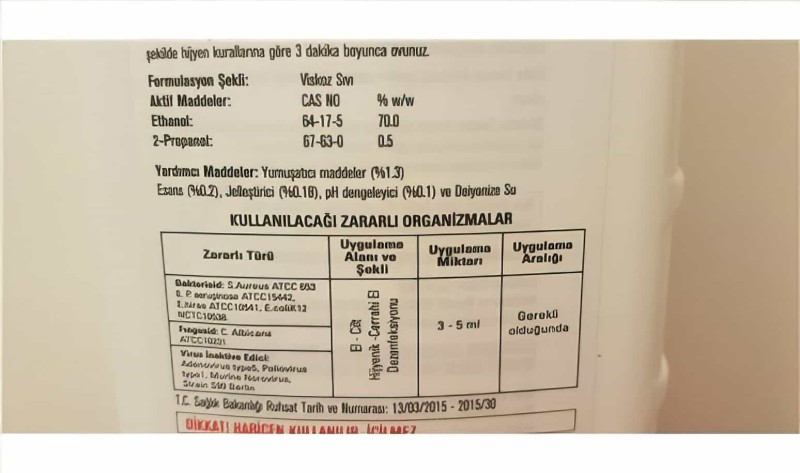 Id Sept Antiseptik Solüsyon El Ve Cilt Dezenfektanı 1000 Ml (1 Litre) - 3