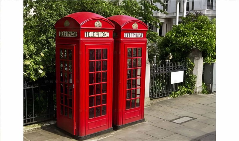 İngiliz Telefon Kulübesi Metal Kumbara - 2