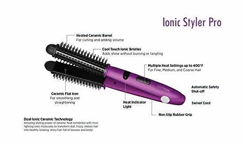 İnstyler İonic Styler - Saç Kıvrımlaştırıcı Ve Düzleştirici Tarak - 3