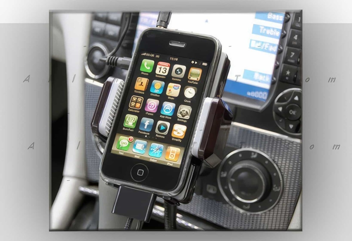 İphone Fm Transmitter + Araç İçi Tutucu + Şarj Cihazı - 4