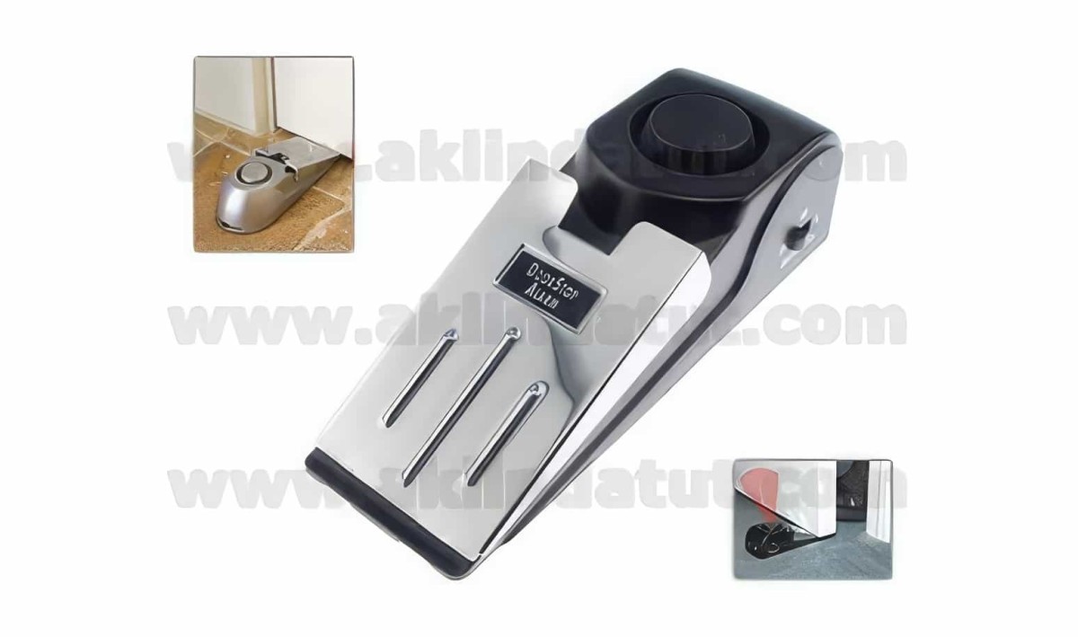 Kapı Arkası Stoper Alarm 120 Desibel Door Stop Alarm - 2