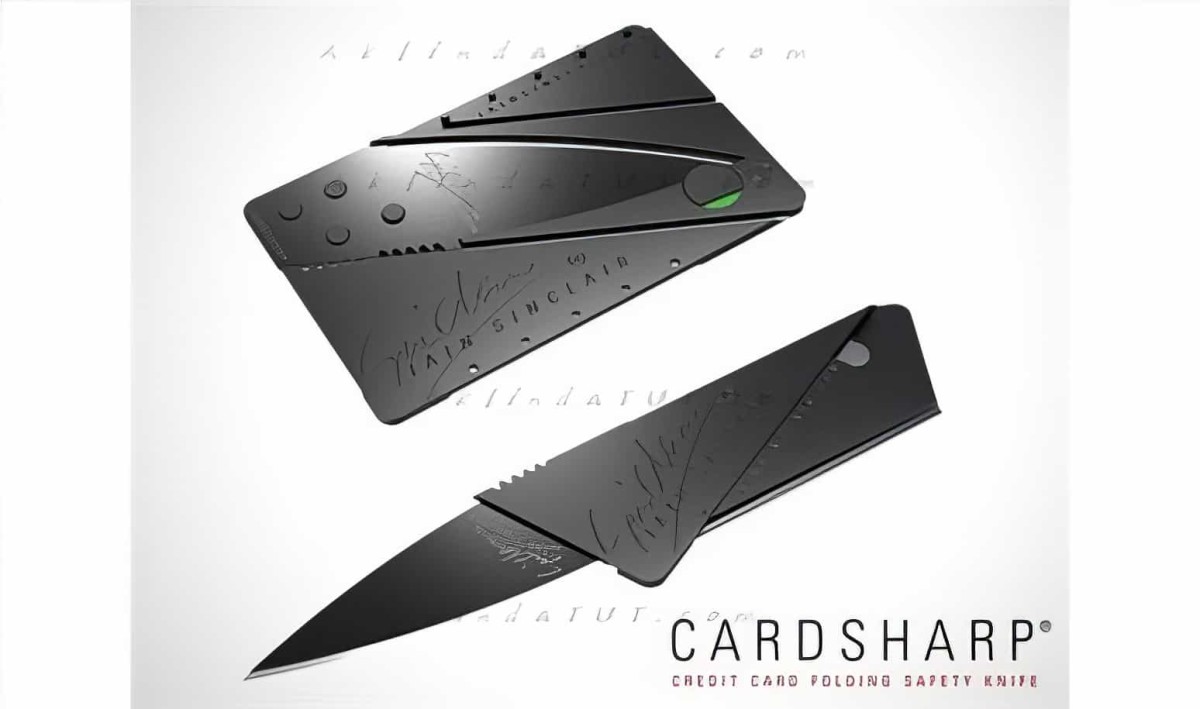 Kart Bıçak Card Sharp Kredi Kartı Şeklinde Cep Çakısı - 1