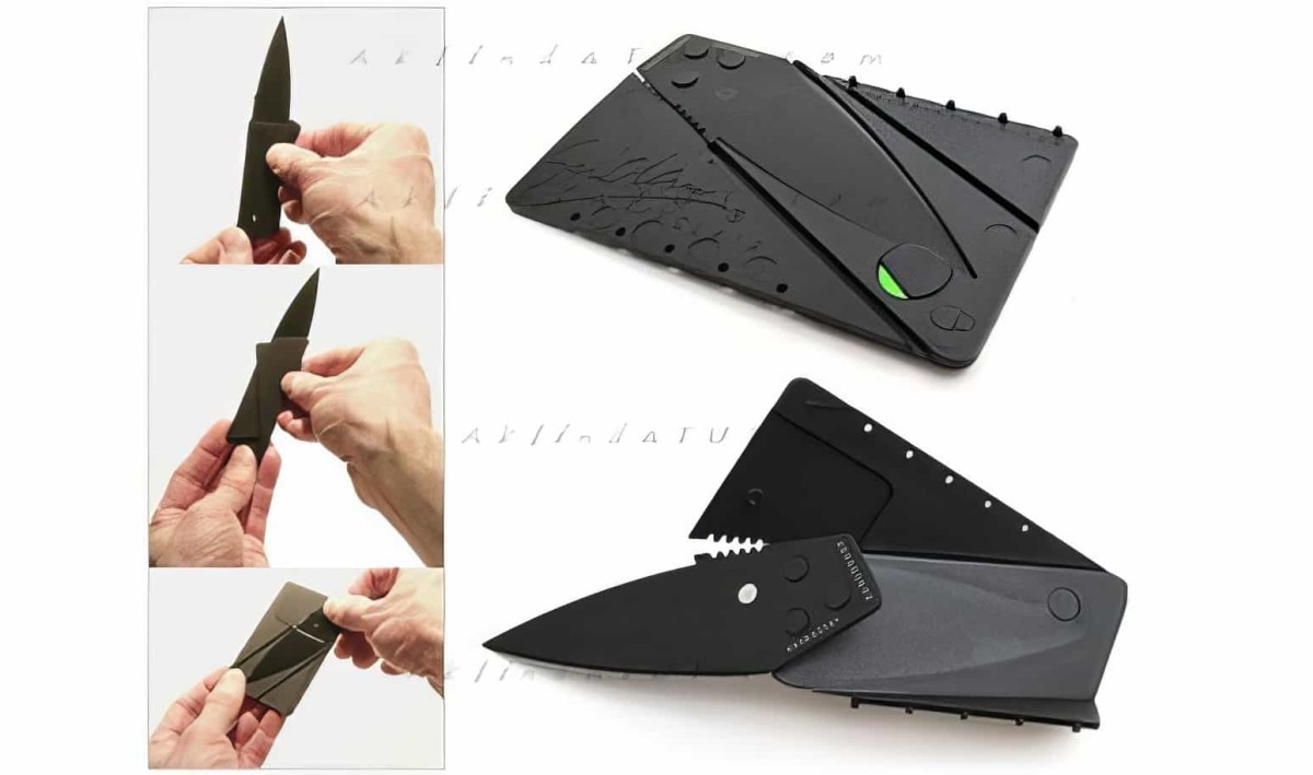 Kart Bıçak Card Sharp Kredi Kartı Şeklinde Cep Çakısı - 2