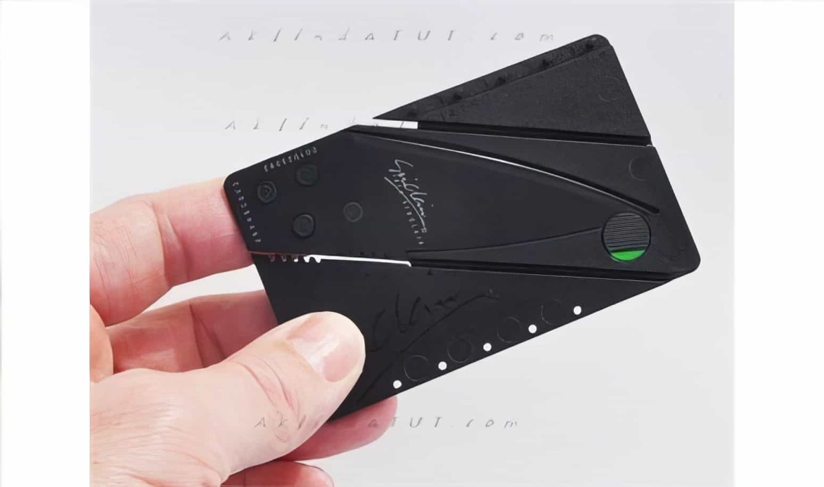 Kart Bıçak Card Sharp Kredi Kartı Şeklinde Cep Çakısı - 6