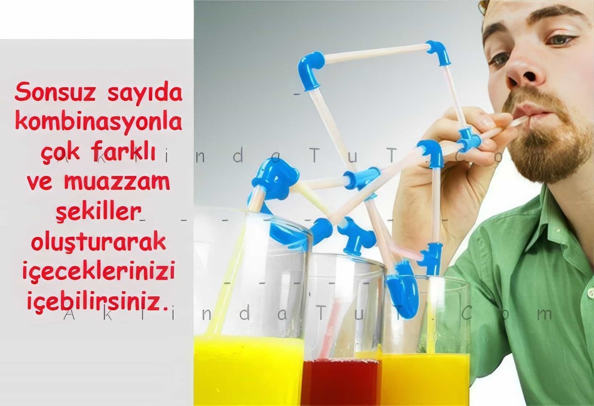 Kendin Yap Pipetleri - Dıy Funky Straws - 3