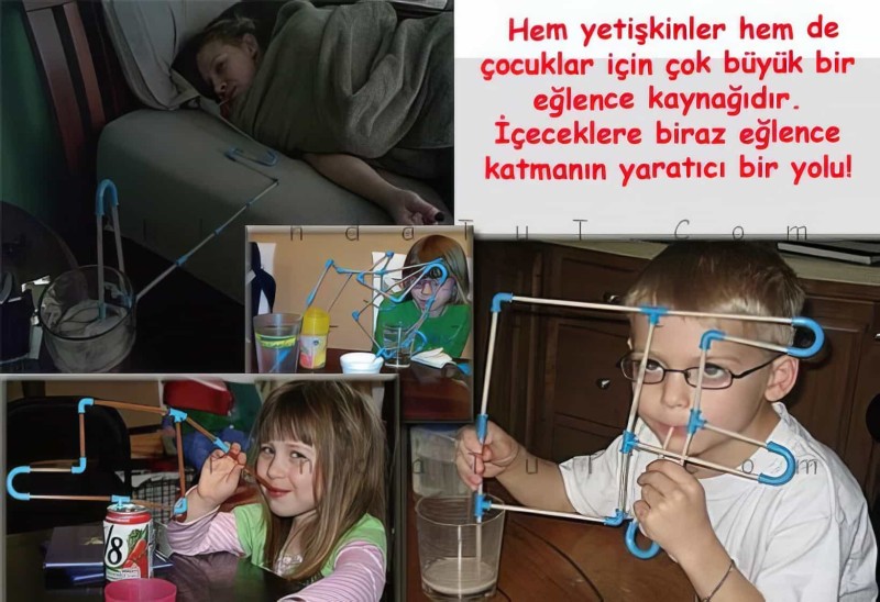 Kendin Yap Pipetleri - Dıy Funky Straws - 5
