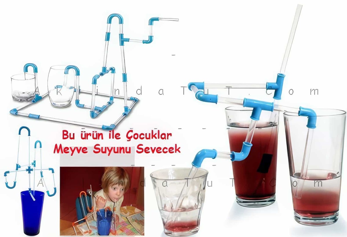 Kendin Yap Pipetleri - Dıy Funky Straws - 6