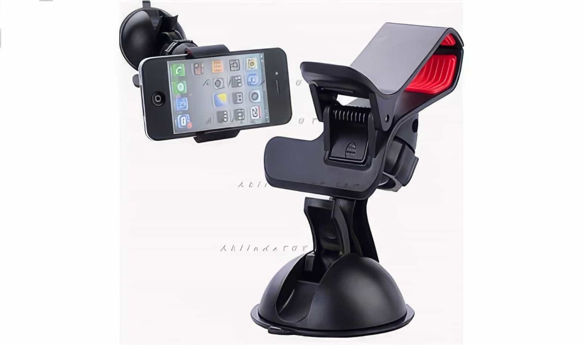 Kıskaçlı Vantuzlu Araç İçi Telefon Tutucu Car Universal Holder - 1