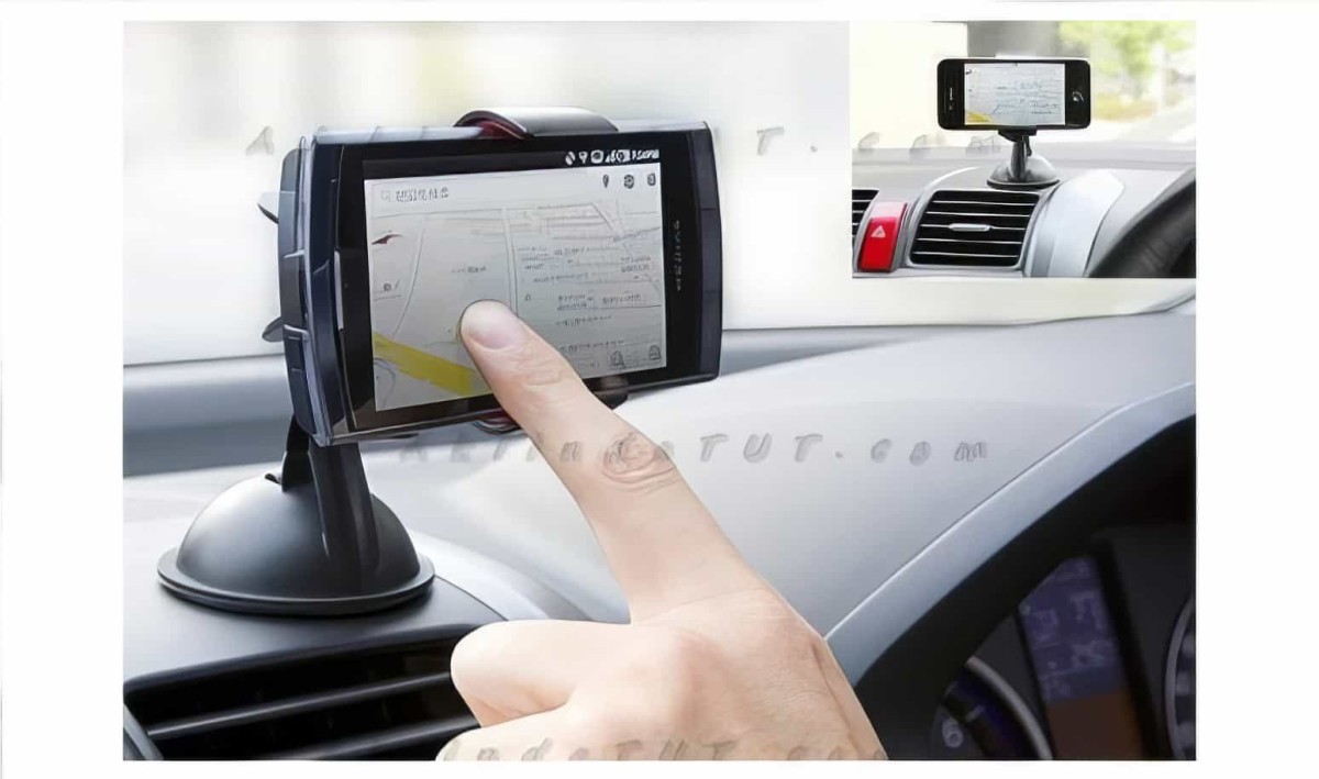 Kıskaçlı Vantuzlu Araç İçi Telefon Tutucu Car Universal Holder - 4