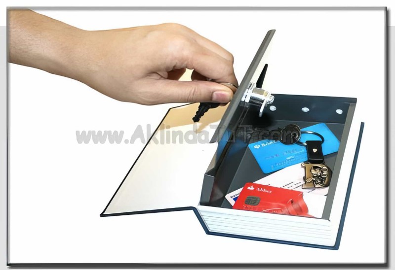 Kitap Kasa - Book Safe (kıtap Şeklınde Gızlı Kasa) - 4