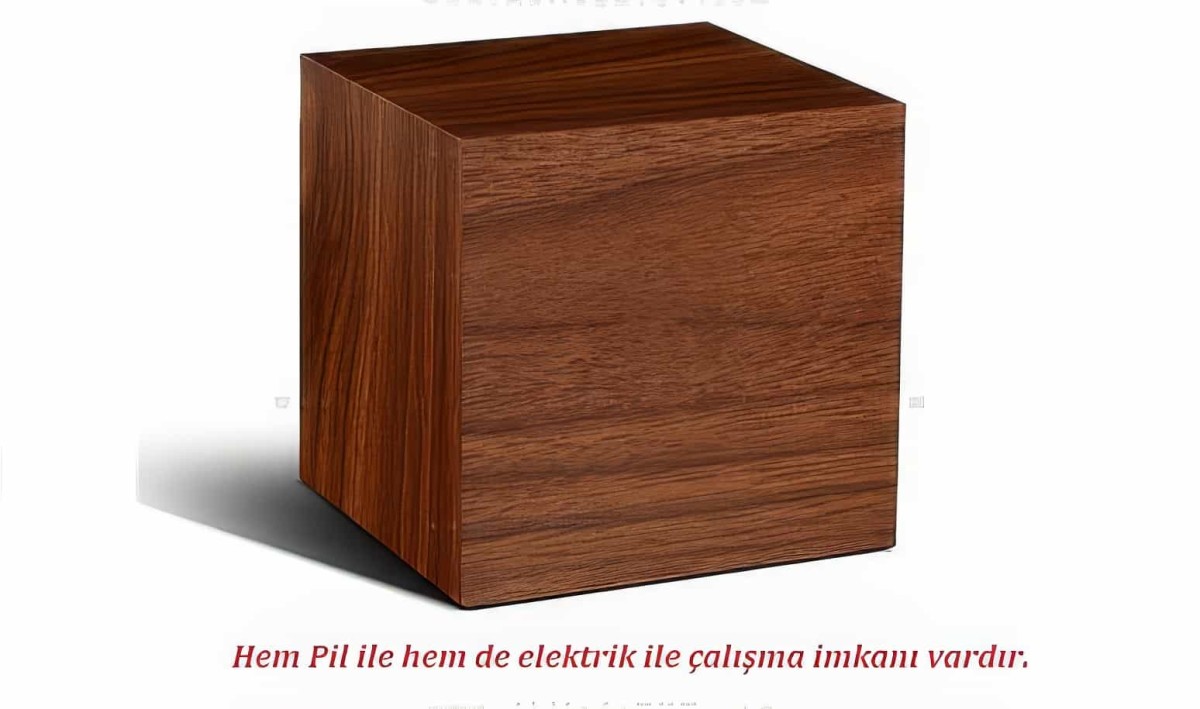 Küp Led Saat - Cube Alarm Led Clock - 5