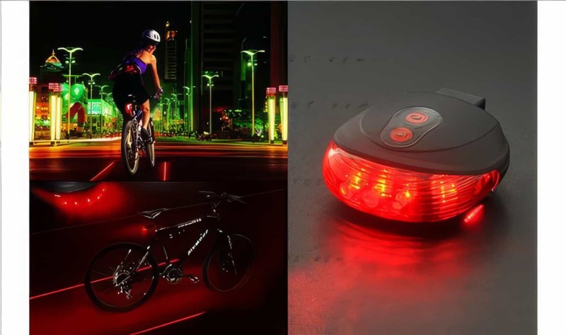Lazer Güvenlik Şeritli Bisiklet Stop Lambası - 2