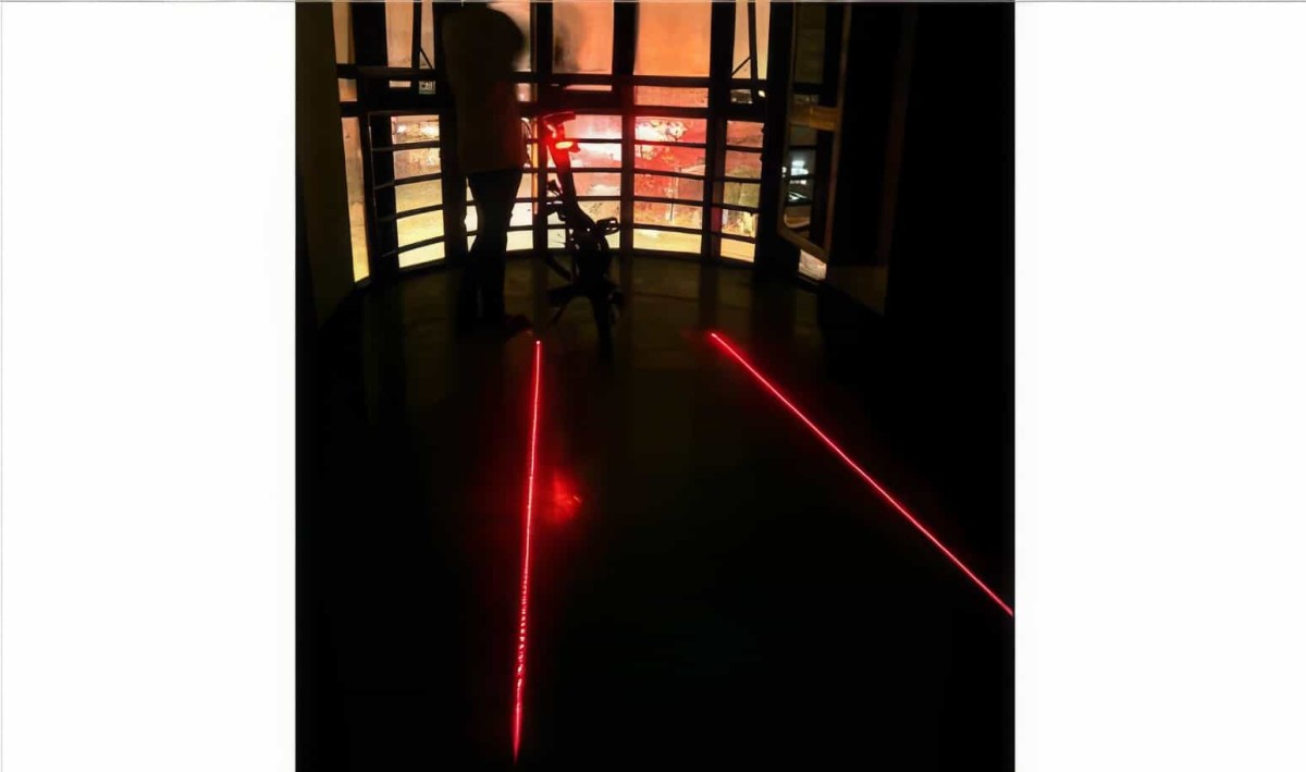Lazer Güvenlik Şeritli Bisiklet Stop Lambası - 5