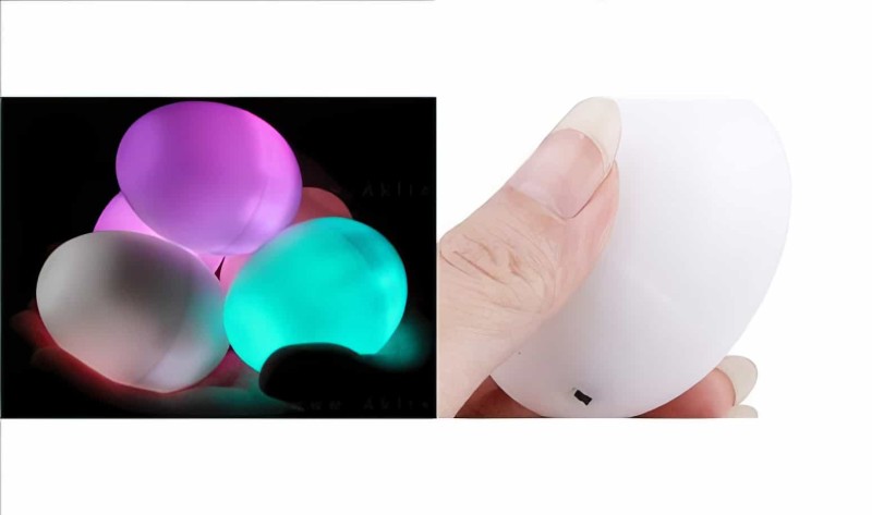 Led Işıklı Renk Değiştiren Yumurta Gece Lambası Luminous Egg - 3