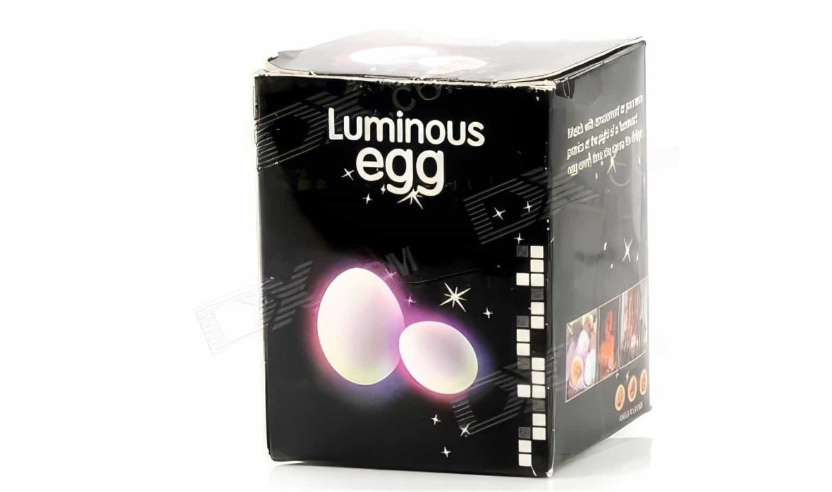 Led Işıklı Renk Değiştiren Yumurta Gece Lambası Luminous Egg - 4