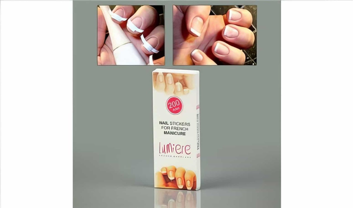 Lumiere French Manikür Bantları (200 Adet) - 1