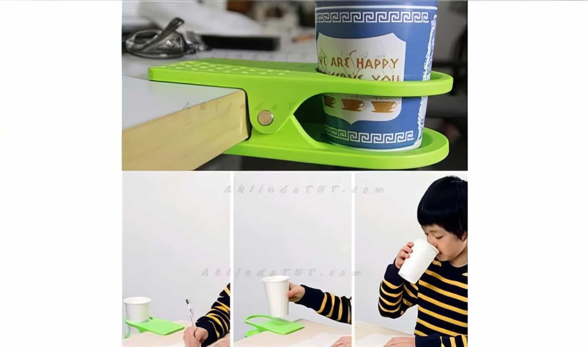 Masa Kenarı Bardak Tutucu Drink Clip Cup Holder Kıskaçlı - 4