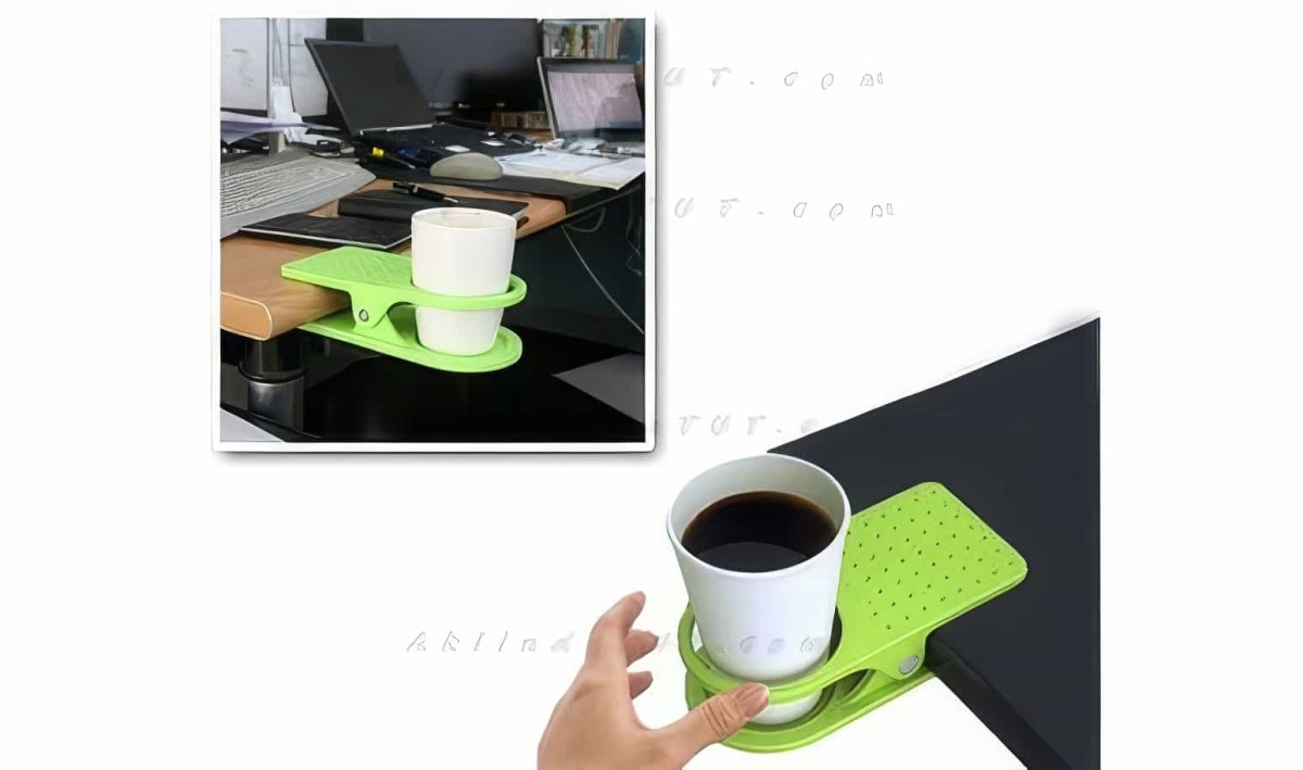 Masa Kenarı Bardak Tutucu Drink Clip Cup Holder Kıskaçlı - 5