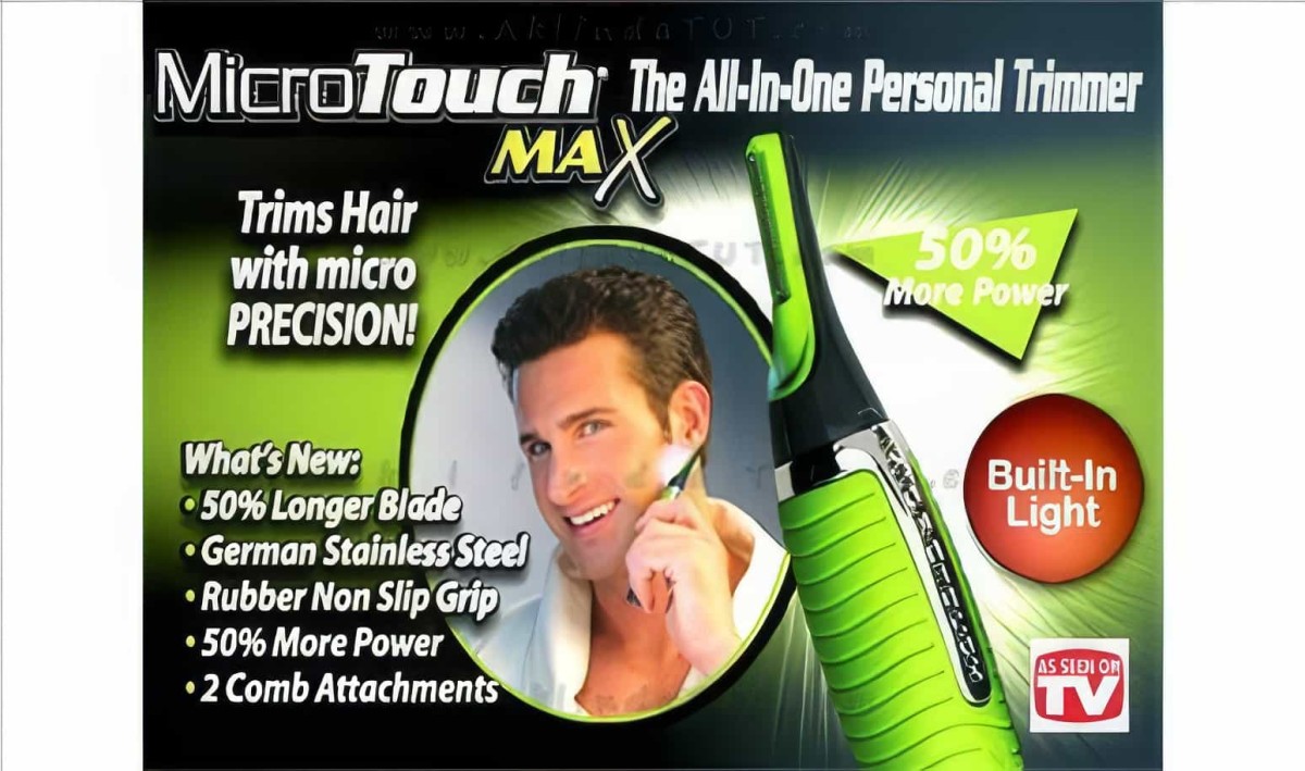 Micro Touch Max Işıklı Tüy Giderici Erkek Bakım Seti - 3
