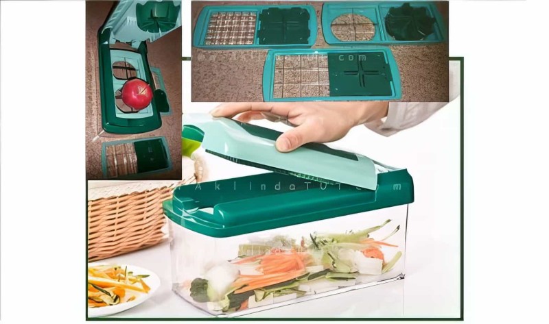 Multi Dicer Meyve Ve Sebze Akıllı Doğrayıcı Seti (lazer Kesim Çelik Bıçaklı Model) - 4
