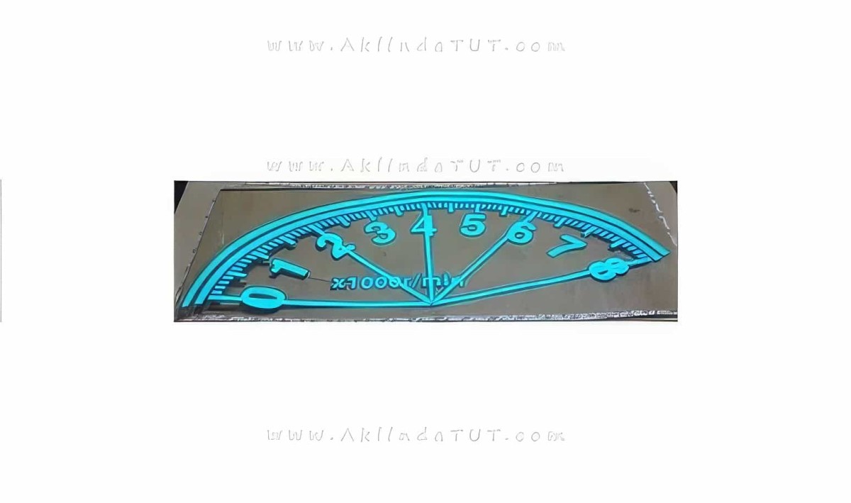 Müziğe Ve Sese Duyarlı Ledli Oto Arka Cam Sticker Devir Saati Ekolayzır ( 90 X 25 ) - 2