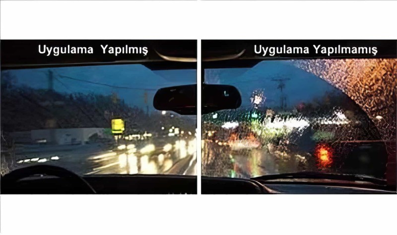 Nanolife Araç Cam Yağmur Kaydırıcı - Duşakabin Kireç Ve Su Lekesi Önleyici - 5