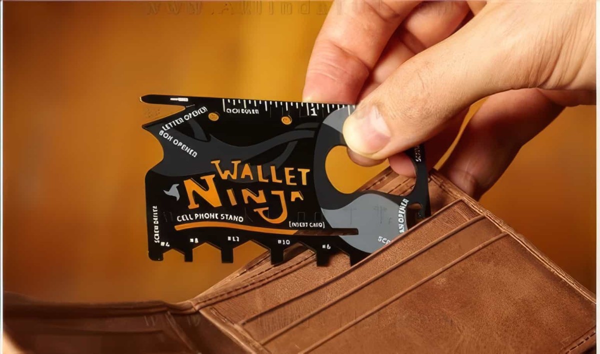 Ninja Çakı - Ninja Wallet 18 İn 1 Multi Tool Kit - 1