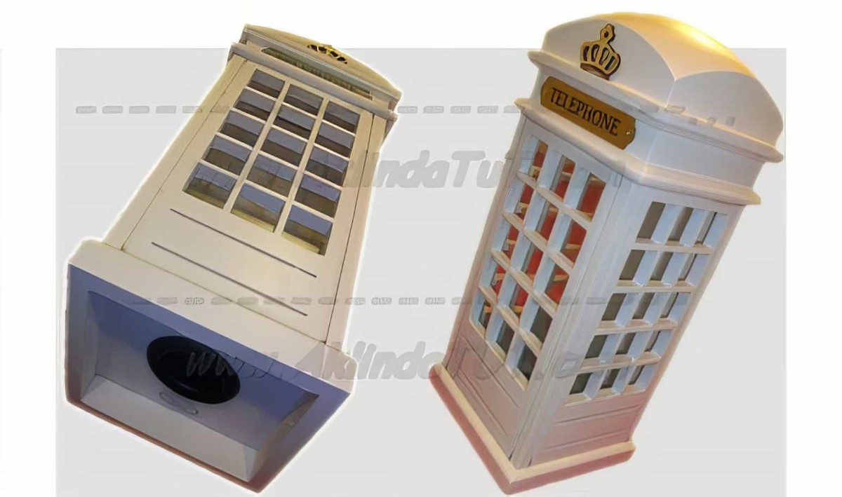 Nostaljik Telefon Kulübesi Kumbara (ingiliz Tipi) - 1