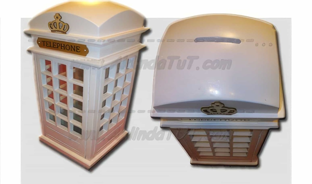 Nostaljik Telefon Kulübesi Kumbara (ingiliz Tipi) - 2