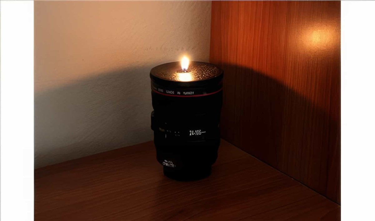 Objektif Şekilli Mum-candle Lens - 2