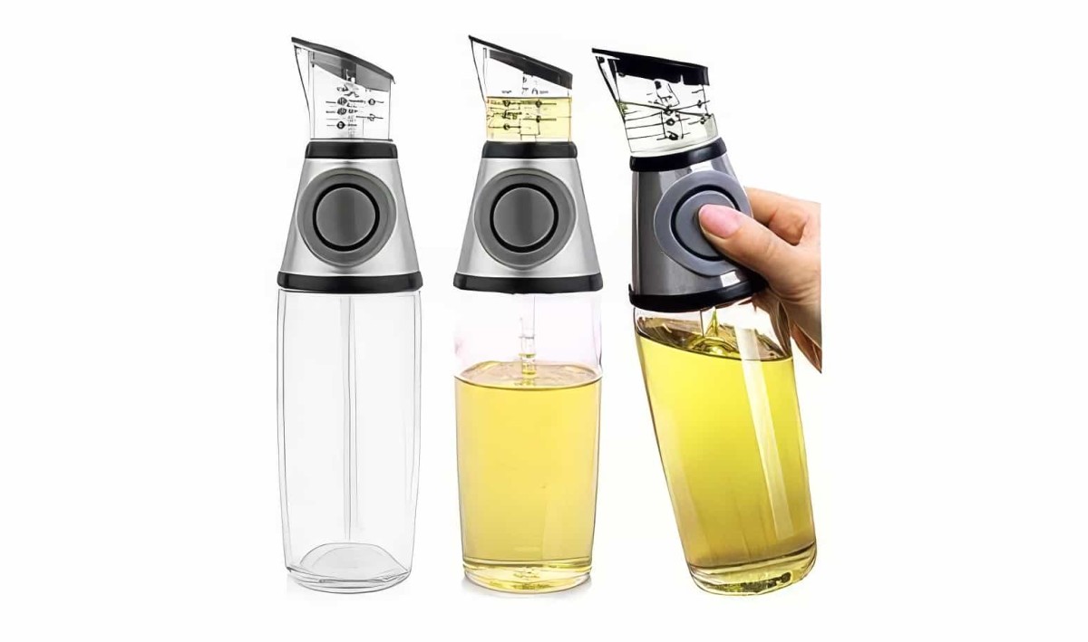 Ölçekli Pompalı Yağlık Ve Sirkelik Şişesi 500 Ml - 1