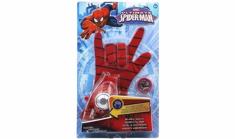 Örümcek Adam Spiderman Disk Atan Aksiyon Eldiven + 4 Adet Disk - 3