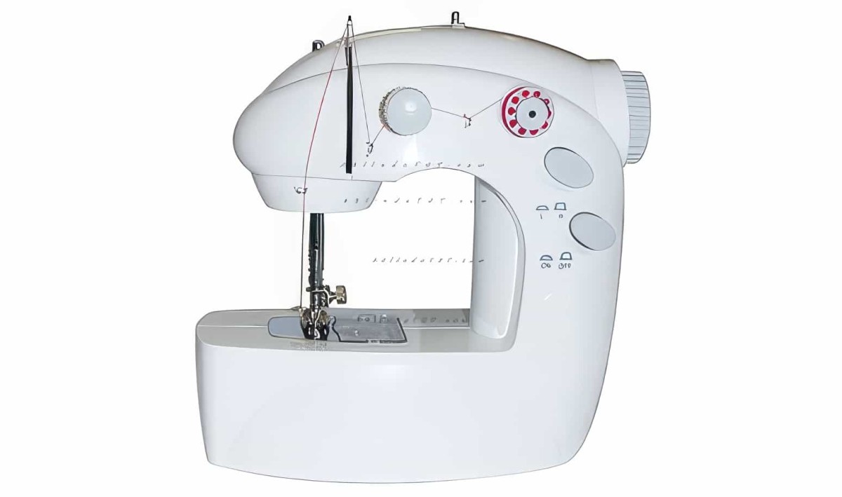 Pedallı Çift Makaralı Portatif Mini Dikiş Makinesi - 1