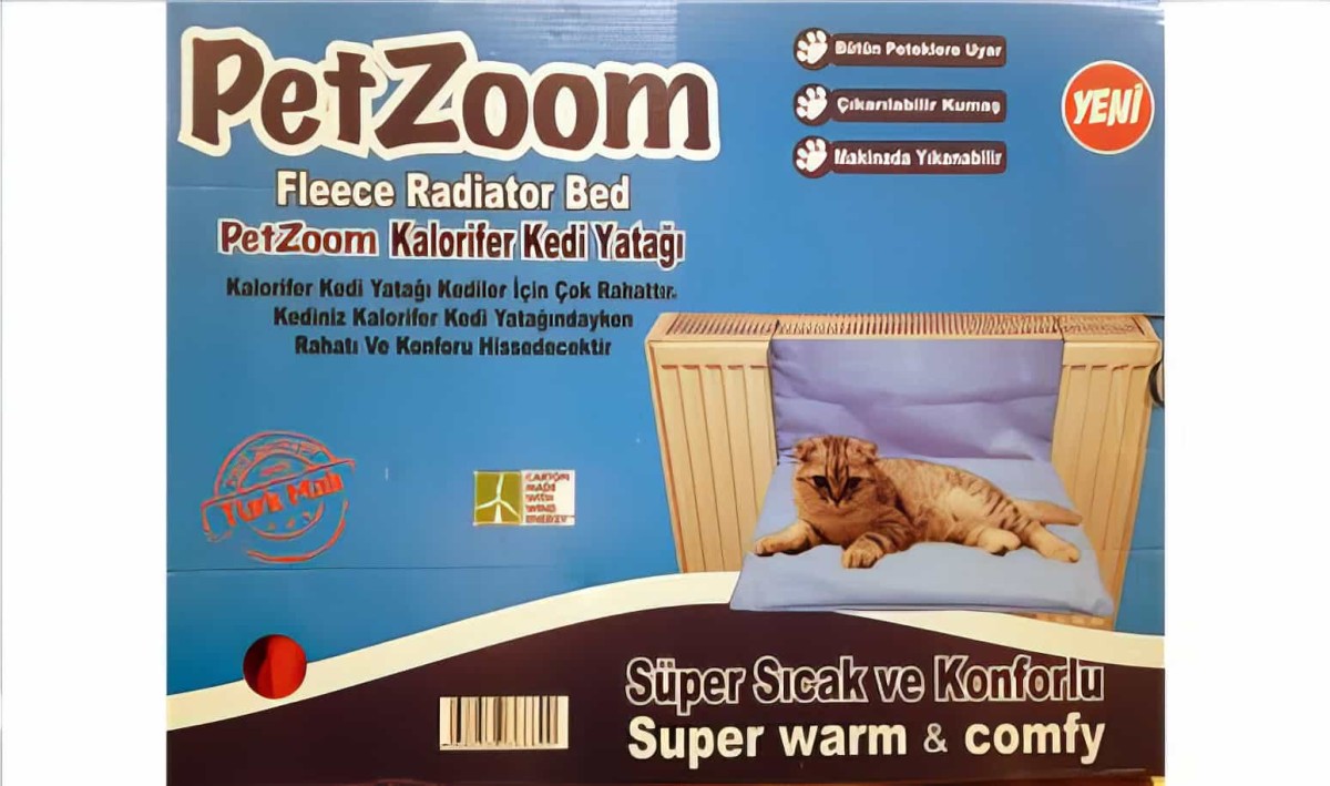 Petzoom Kedi Radyatör (petek) Kalorifer Yatağı - Fleece Radiator Bed - 2