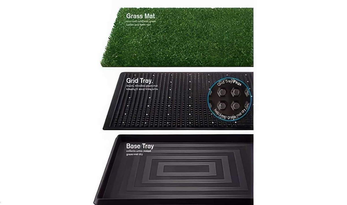 Petzoom Pet Park 64cm X 51cm - Seyyar Çim Köpek Tuvaleti Buyuk Boy - 5