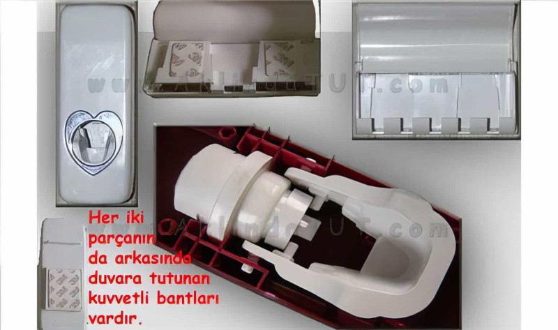 Pratik Diş Macunu Sıkma Aleti Ve Diş Fırçası Asacağı - 2