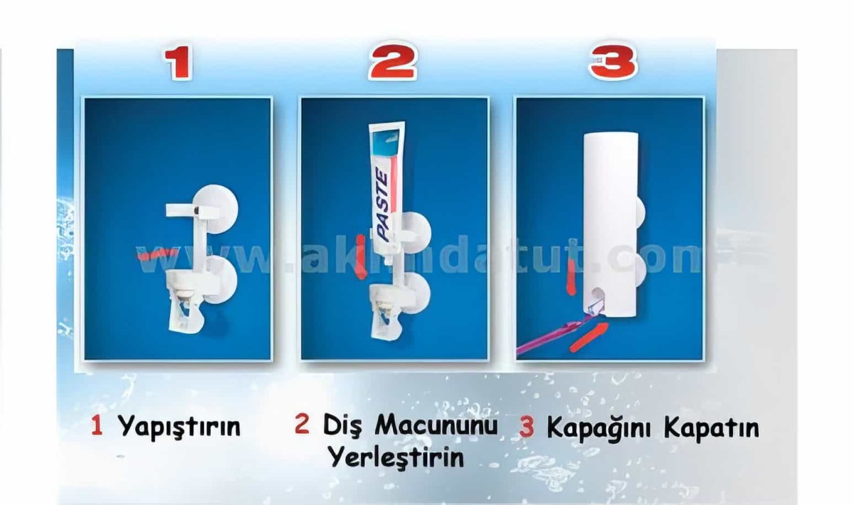 Pratik Diş Macunu Sıkma Makinesi - Touch N Brush - 2