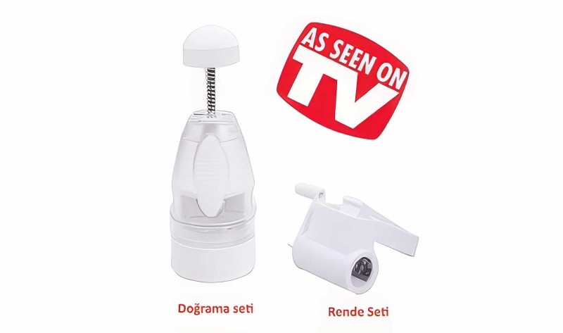 Pratik Doğrama Ve Rendeleme Seti Perfect Chopper Deluxe - 6