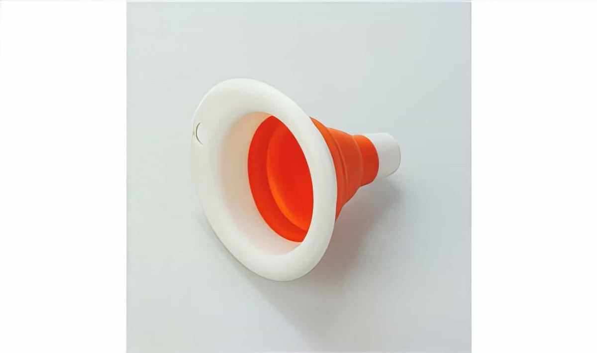 Pratik Katlanır Mini Silikon Huni - 4