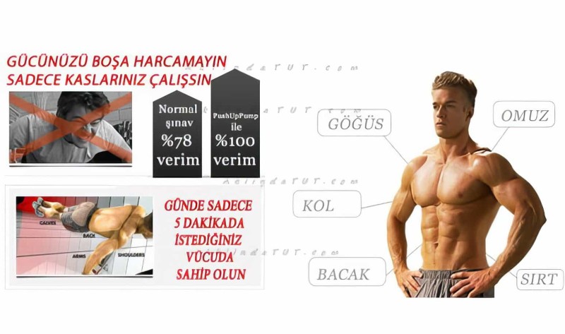 Push Up Pump Yeni Nesil Şınav Çekme Aleti - 4