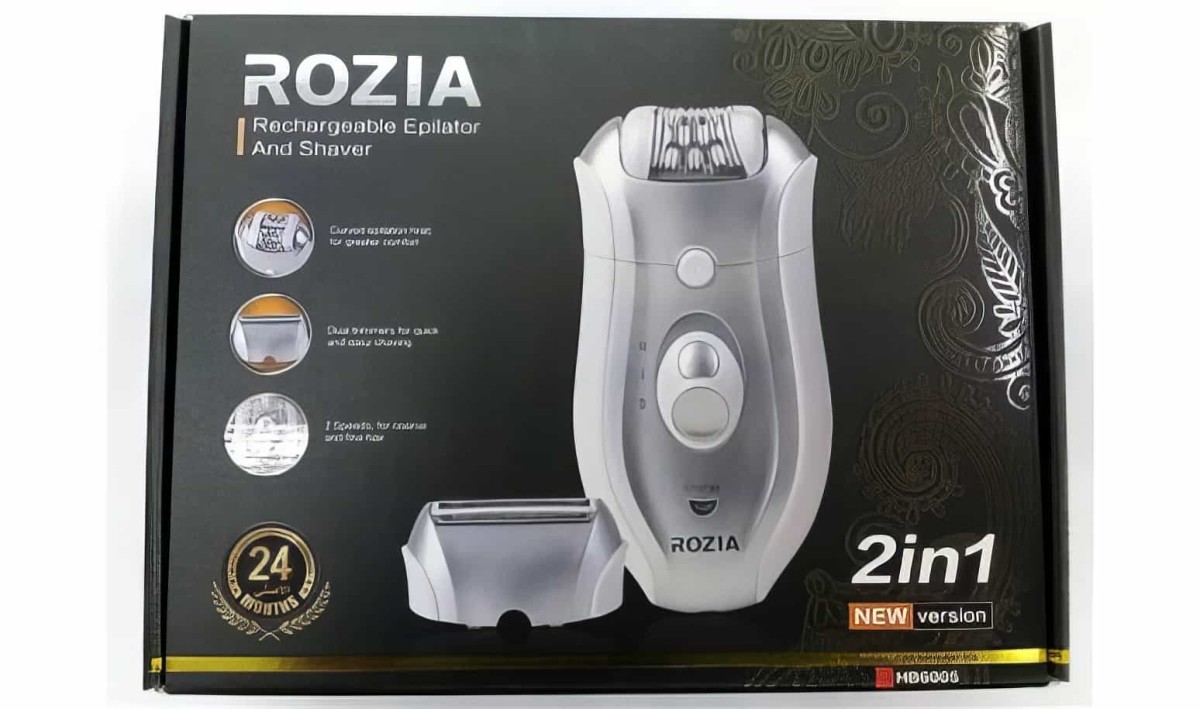 Rozia Hb-6005 2 İn 1 Çift Başlıklı Epilasyon -  Şarjlı Epilatör Yıkanabilir - 2