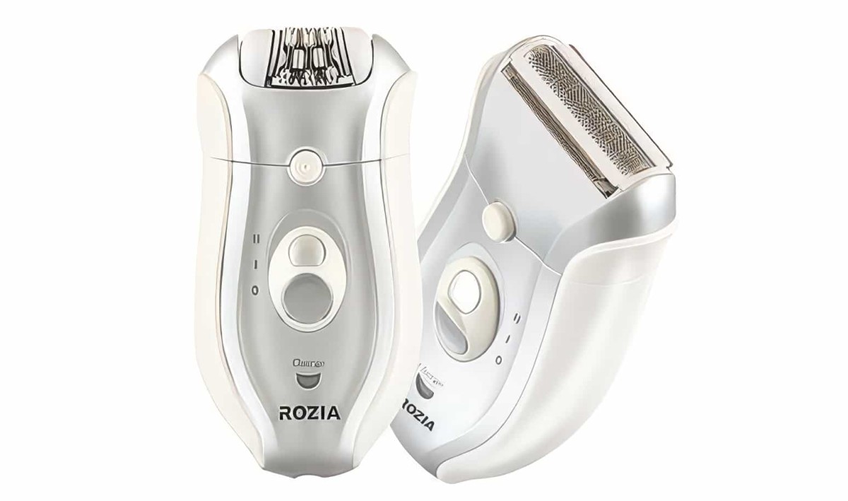 Rozia Hb-6005 2 İn 1 Çift Başlıklı Epilasyon -  Şarjlı Epilatör Yıkanabilir - 5