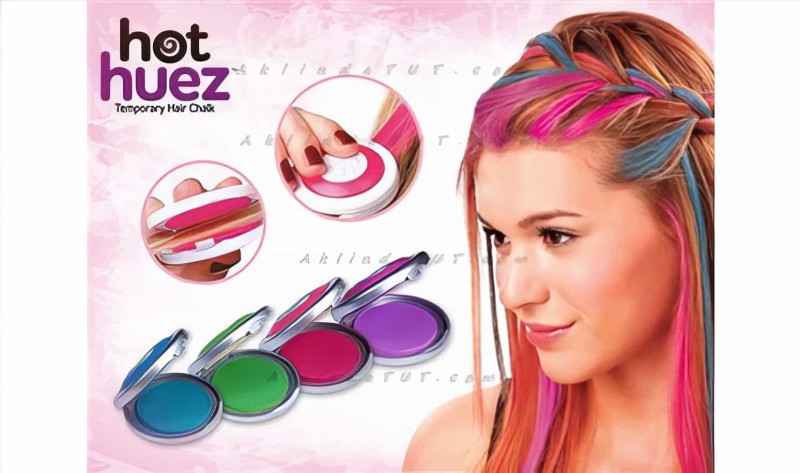 Saç Tebeşiri - Hot Huez Hair Chalk - 4